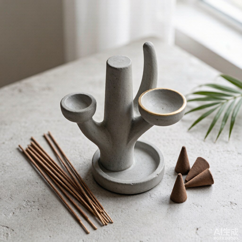 Concrete Incense Holder — Incense & Holders manufacturer