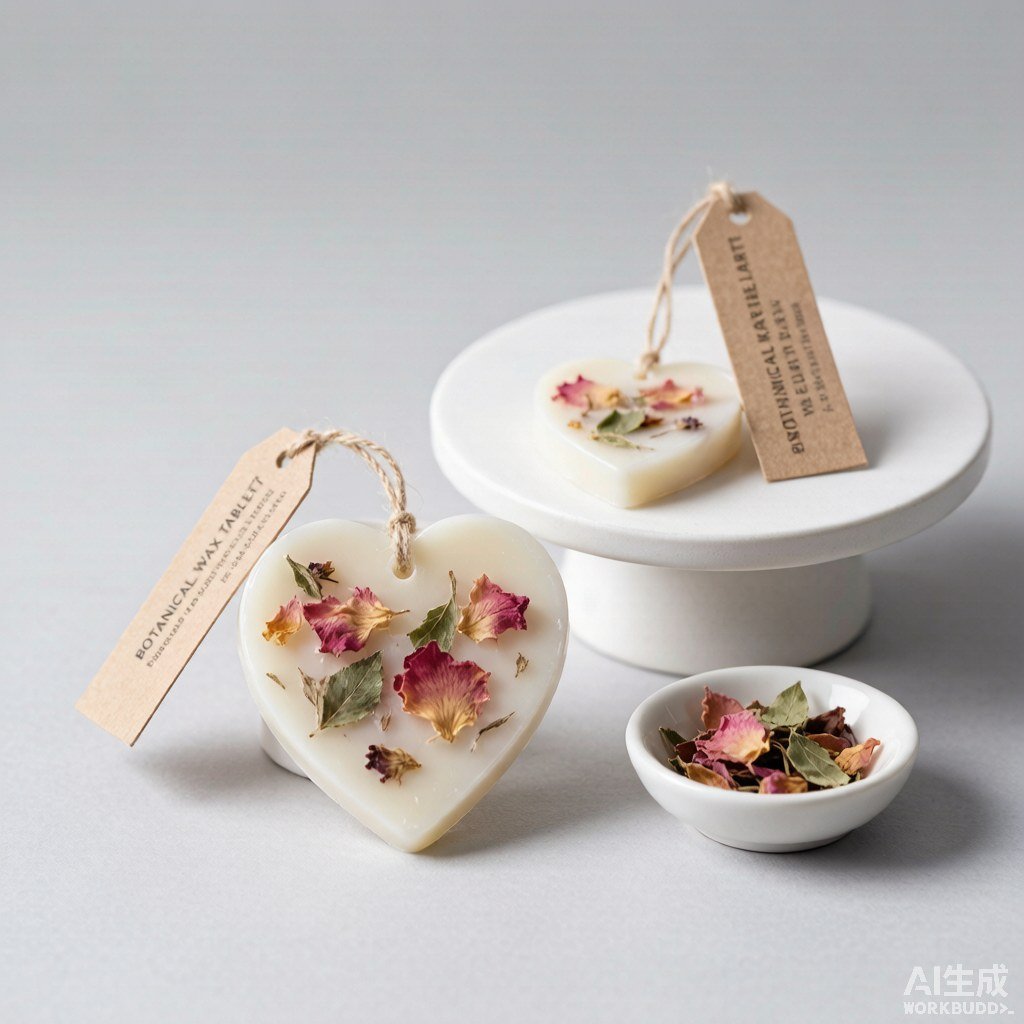 Botanical Wax Tablet (Heart) — Wardrobe Wax Tablets manufacturer